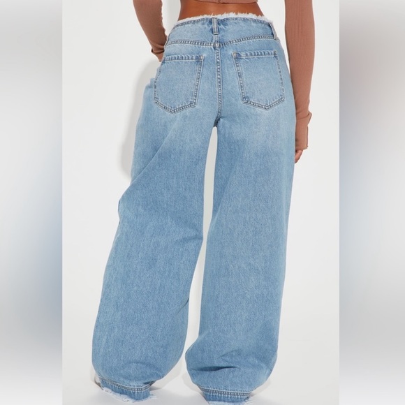 FN CUT OFF WAISTBAND wide leg - Picture 2 of 2